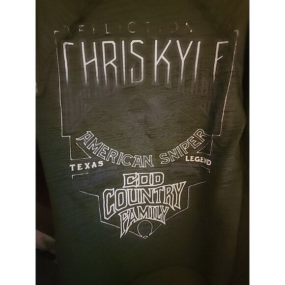 Affliction Reversible Hoodie Chris Kyle Triton Green/Black Small NWT CR6 Nice - Picture 6 of 10